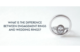 What is the difference between engagement rings and wedding rings?